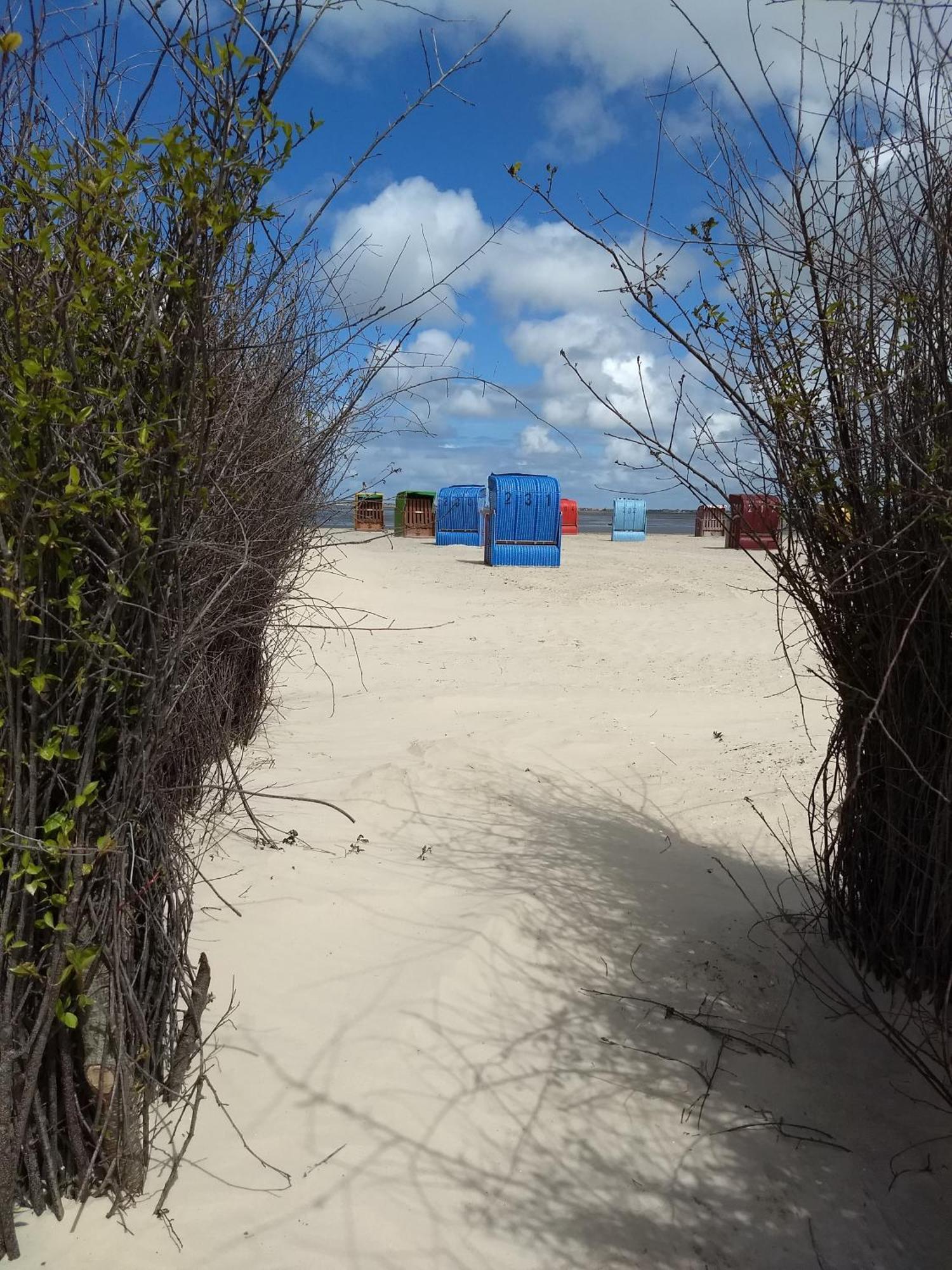 Drei-Insel-Blick Nessmersiel Luaran gambar