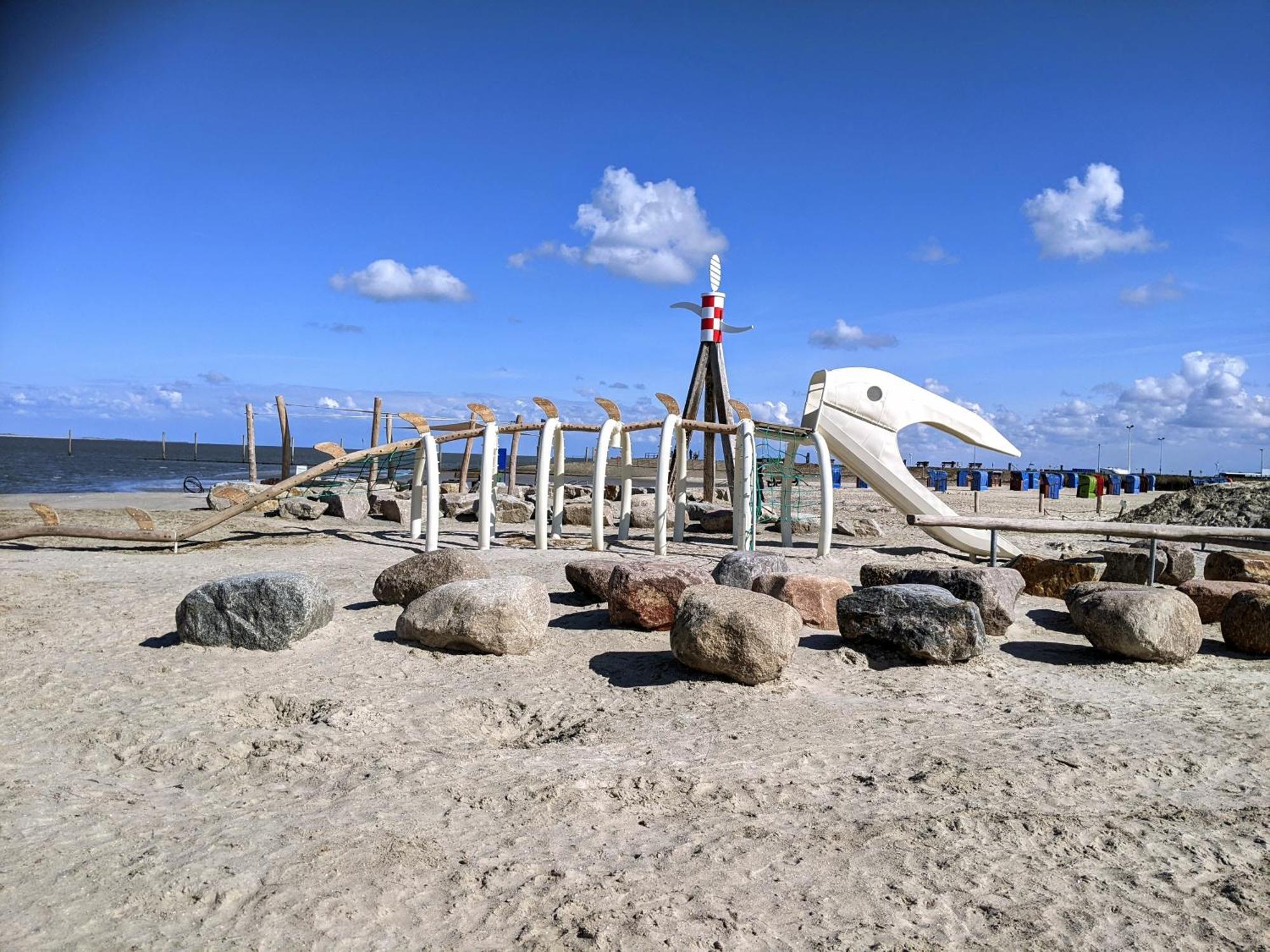 Drei-Insel-Blick Nessmersiel Luaran gambar